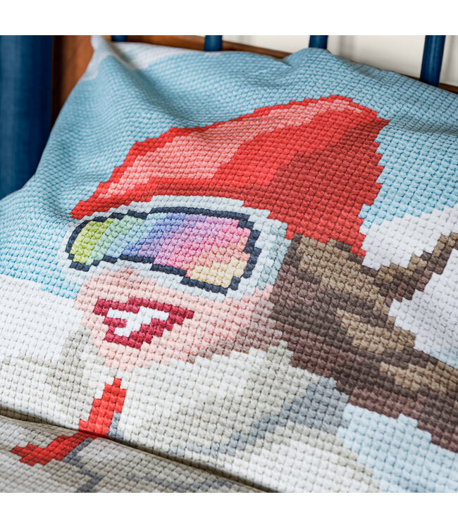 Snurk Ski Girl dekbedovertrek