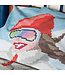 Snurk Ski Girl dekbedovertrek