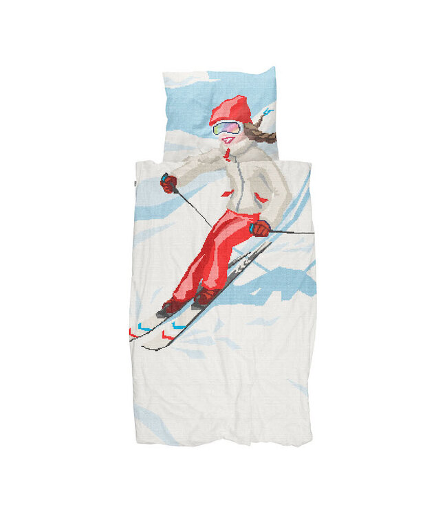 Snurk Ski Girl dekbedovertrek