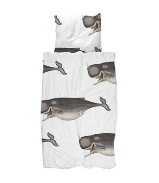 Snurk Snurk Whale dekbedovertrek 140x200