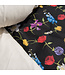 Snurk dekbedovertrek Bouquet black