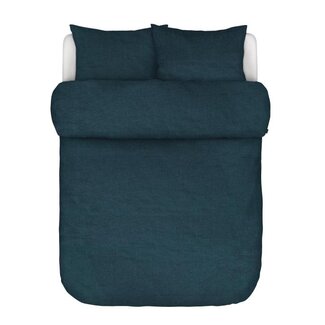 Marc O'Polo Valka Dekbedovertrek Indigo blauw