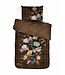 Essenza Beautiful Bouquet Dekbedovertrek Bruin