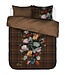Essenza Beautiful Bouquet Dekbedovertrek Bruin