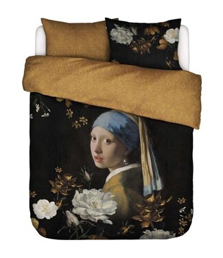 Essenza Essenza Floral Girl Dekbedovertrek Zwart
