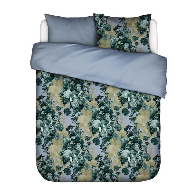 Leila chambray, blauw