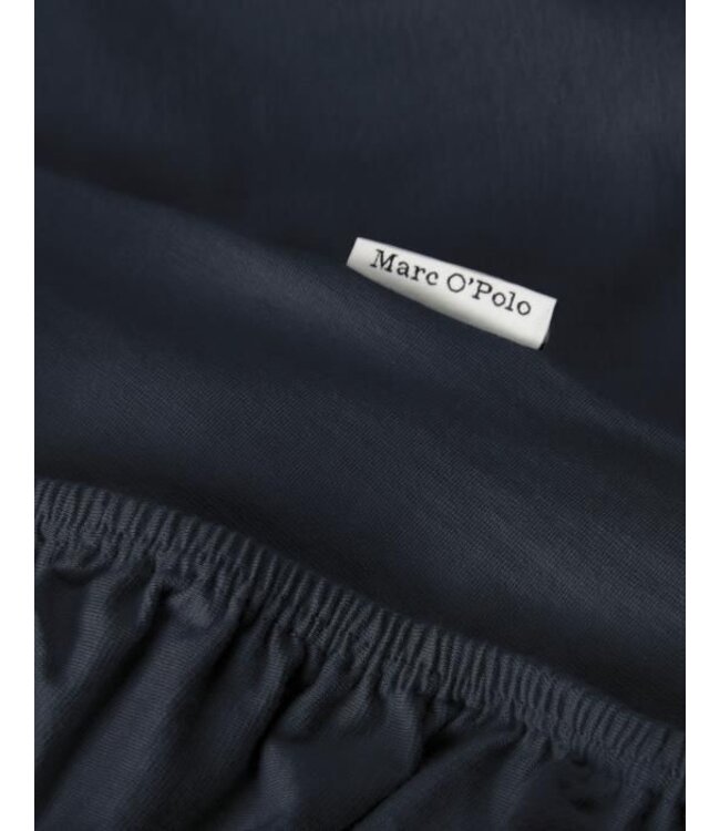 Marc O'Polo Premium Organic Jersey Hoeslaken Dark Navy