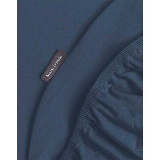 Marc O'Polo Marc O'Polo Premium Organic Jersey Hoeslaken Dark Navy