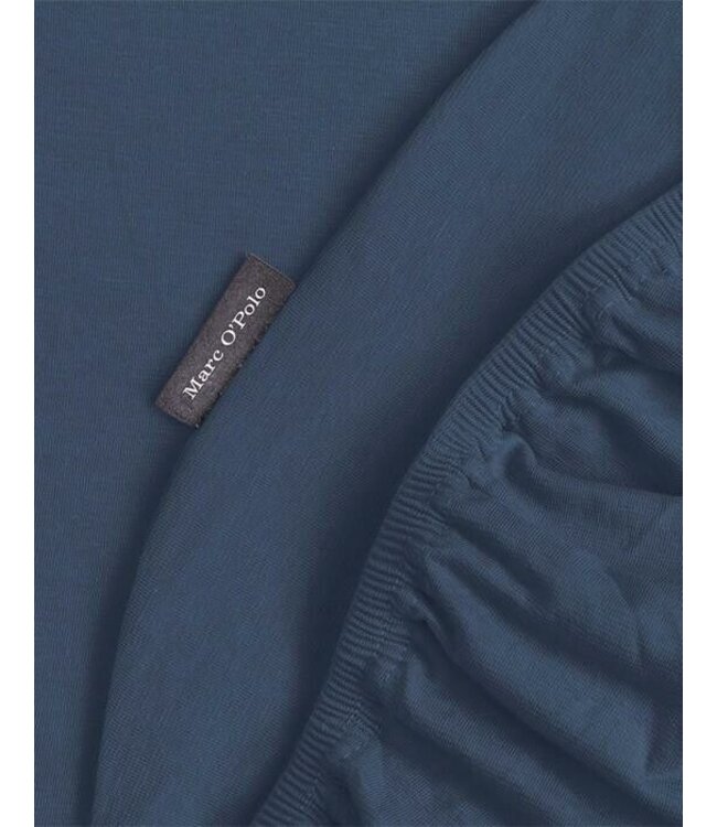 Marc O'Polo Premium Organic Jersey Hoeslaken Dark Navy