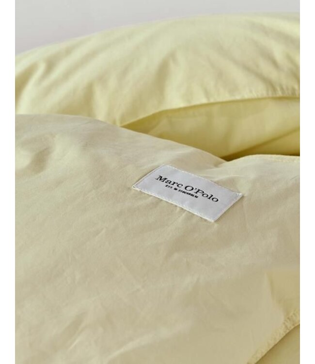 Marc O'Polo Tove Dekbedovertrek Pale Yellow