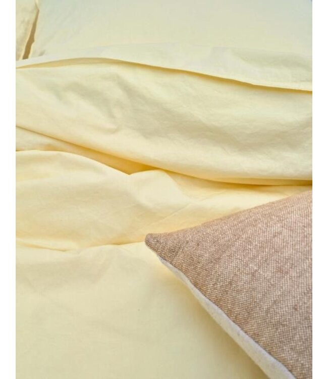 Marc O'Polo Tove Dekbedovertrek Pale Yellow