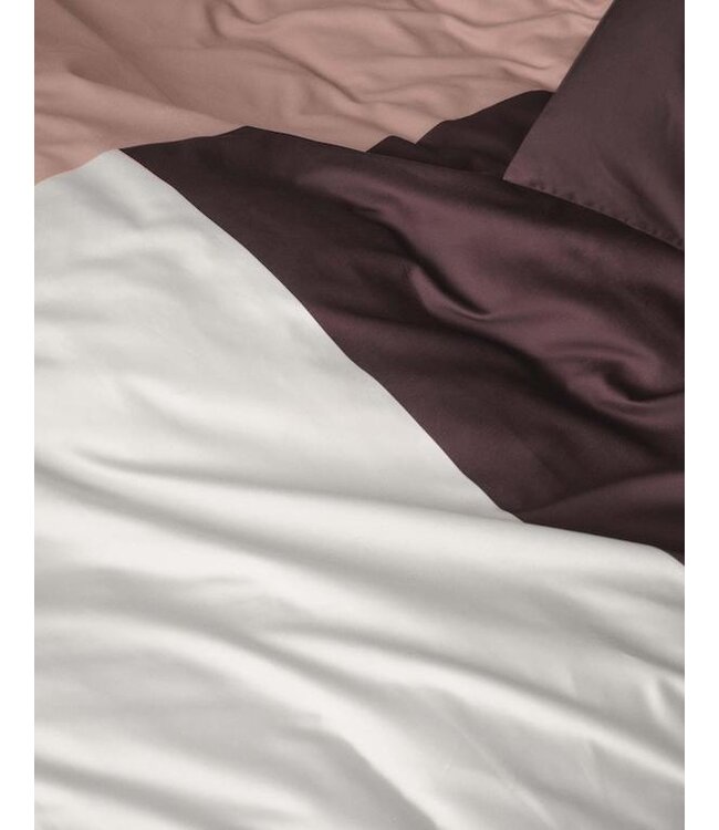 Marc O'Polo Ewon Dekbedovertrek Crimson Brown