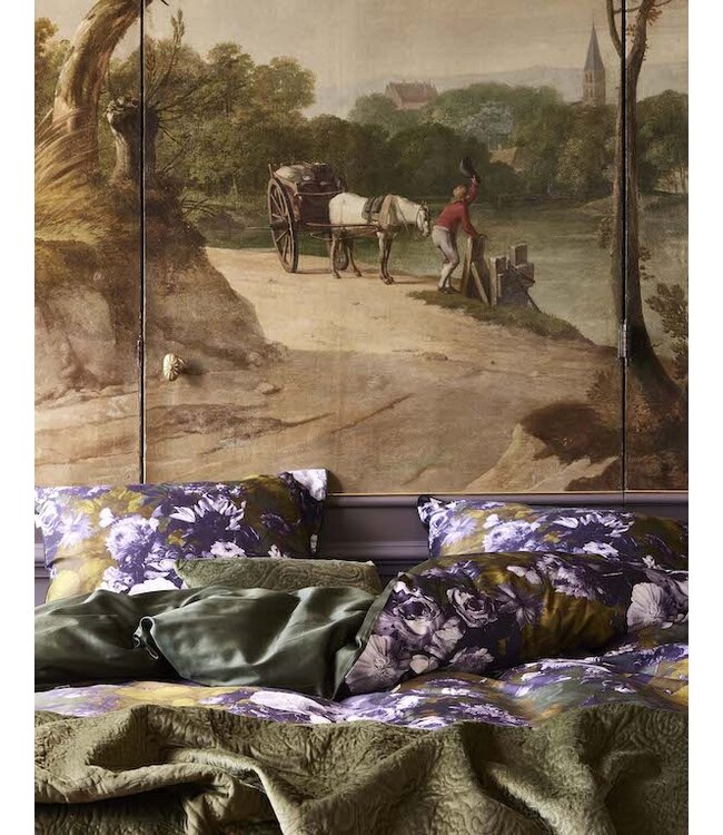 Essenza Leila Dekbedovertrek Forest green