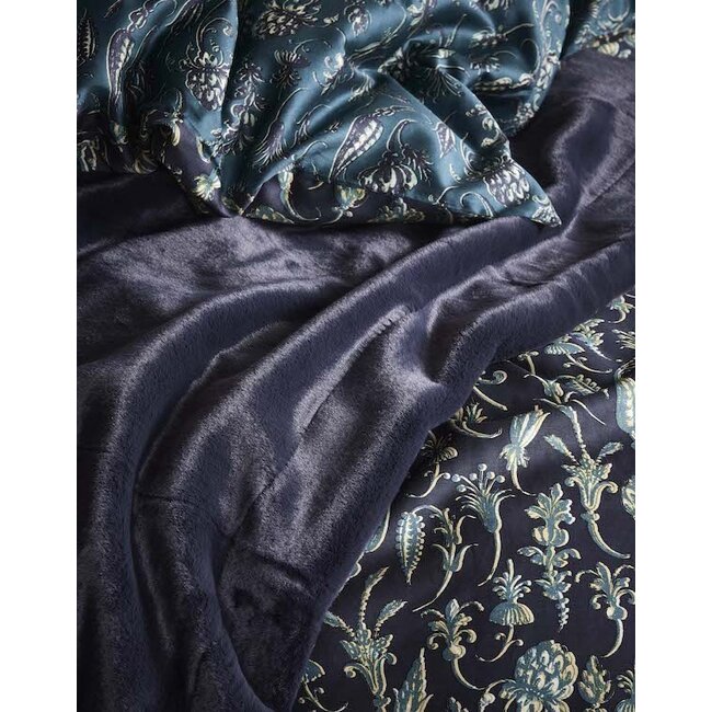 Essenza Issadore Dekbedovertrek darkest blue