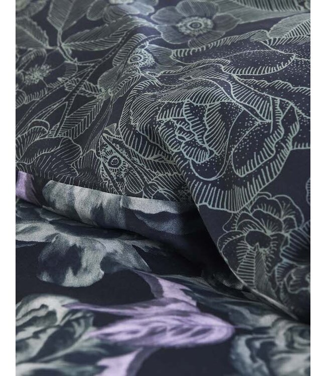Essenza Bernice Dekbedovertrek darkest blue