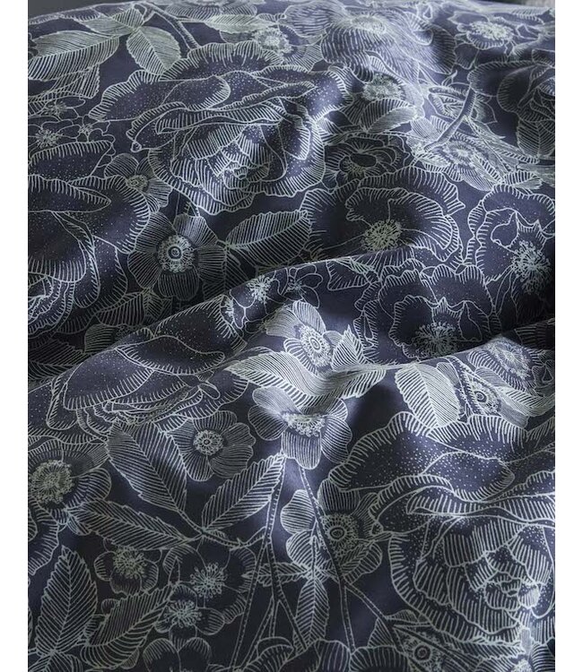 Essenza Bernice Dekbedovertrek darkest blue