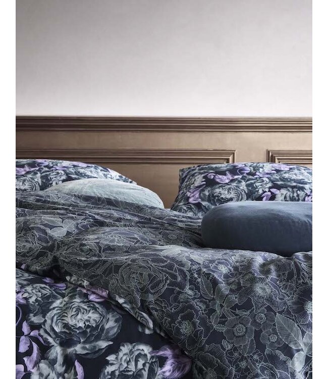 Essenza Bernice Dekbedovertrek darkest blue