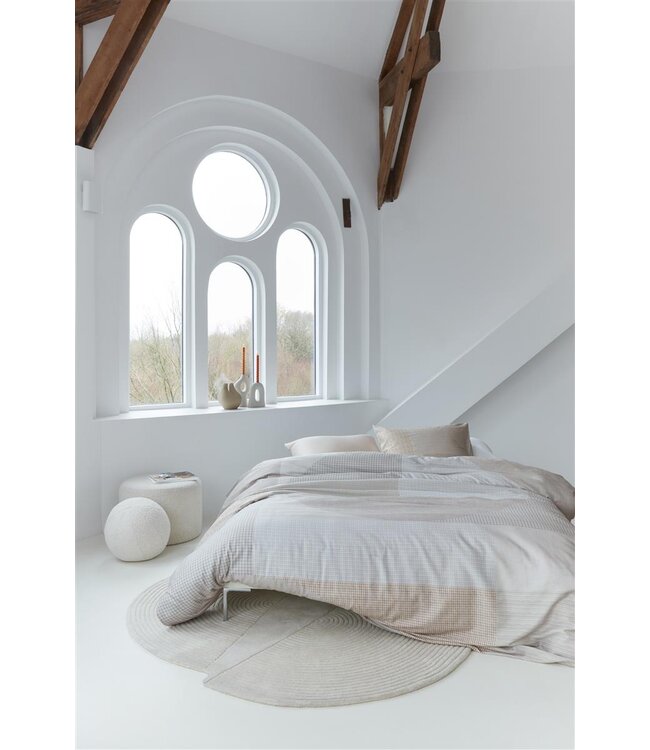 Beddinghouse Dutch Design Structure Dekbedovertrek Sand