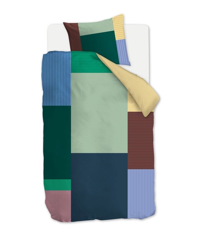 Auping Archive green Dekbedovertrek