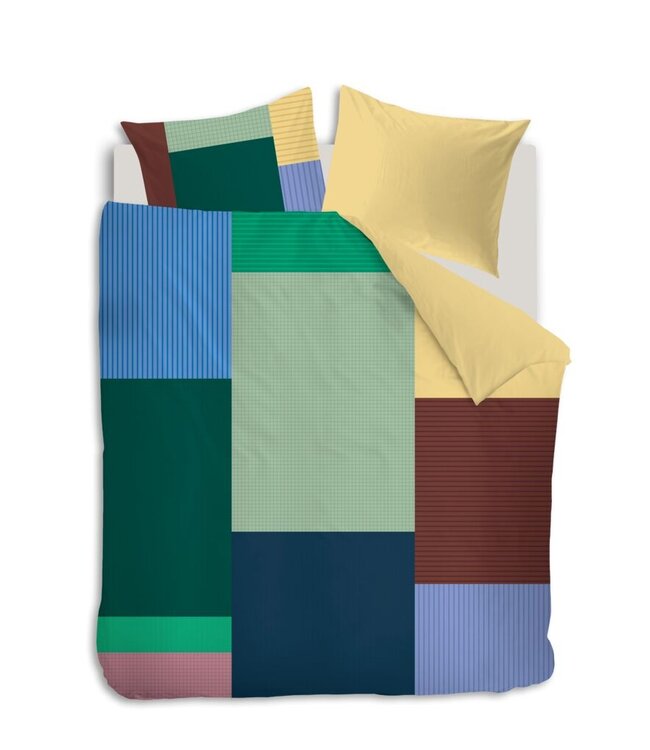 Auping Archive green Dekbedovertrek