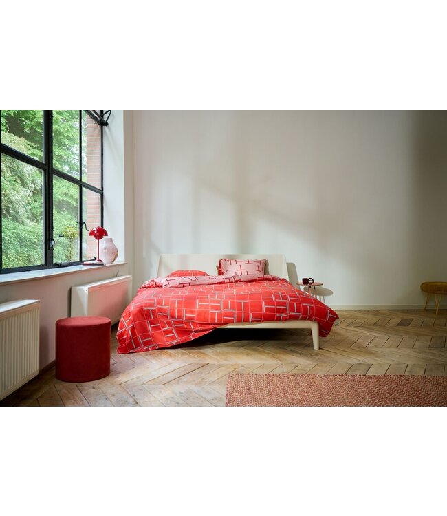 Auping Graphic red Dekbedovertrek