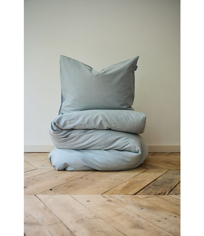 Auping Chambray blue Dekbedovertrek