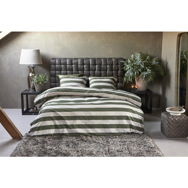 Riviera Maison Brayden Dekbedovertrek Groen