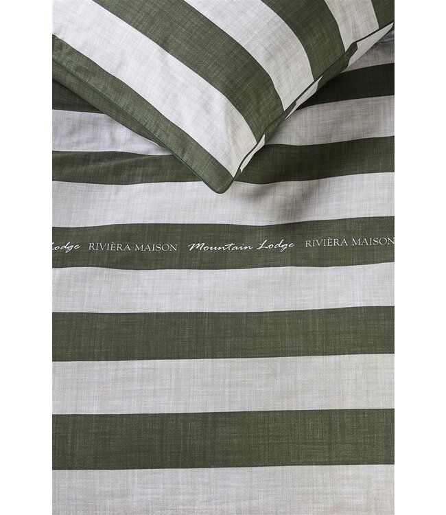 Riviera Maison Brayden Dekbedovertrek Groen