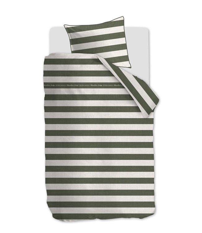 Riviera Maison Brayden Dekbedovertrek Groen