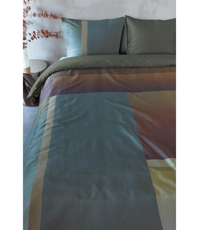 Kardol by Beddinghouse Sloane Square Dekbedovertrek Olijf Groen