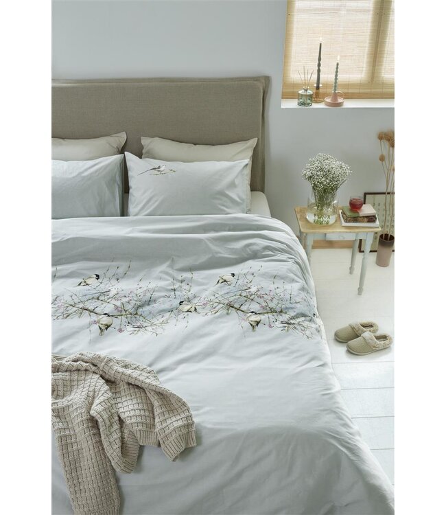 Marjolein Bastin Viburnum Dekbedovertrek Grijs