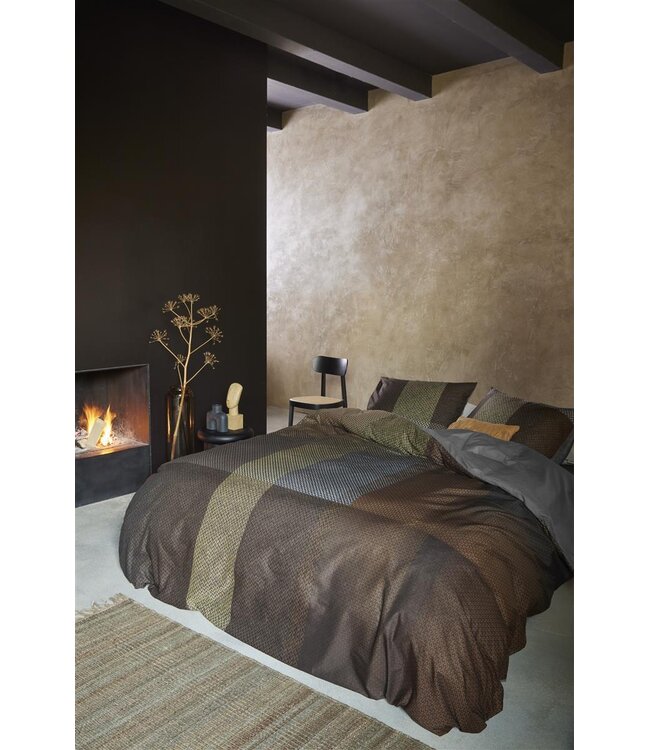 Beddinghouse Harris Dekbedovertrek Brown