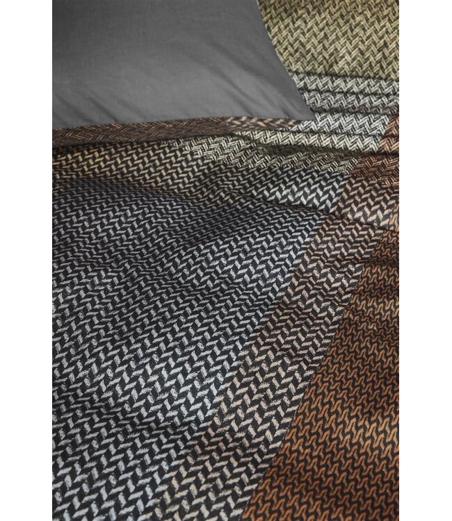 Beddinghouse Harris Dekbedovertrek Brown