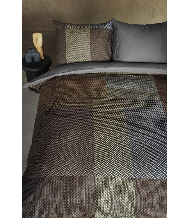 Beddinghouse Harris Dekbedovertrek Brown