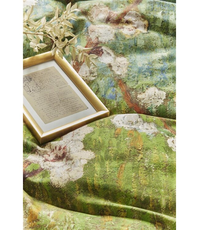 Beddinghouse x Van Gogh Museum Peach Trees Dekbedovertrek Groen