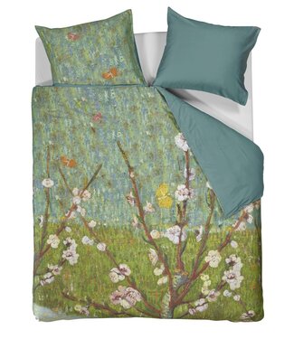 Beddinghouse x van Gogh Museum Beddinghouse x Van Gogh Museum Peach Trees Dekbedovertrek Groen