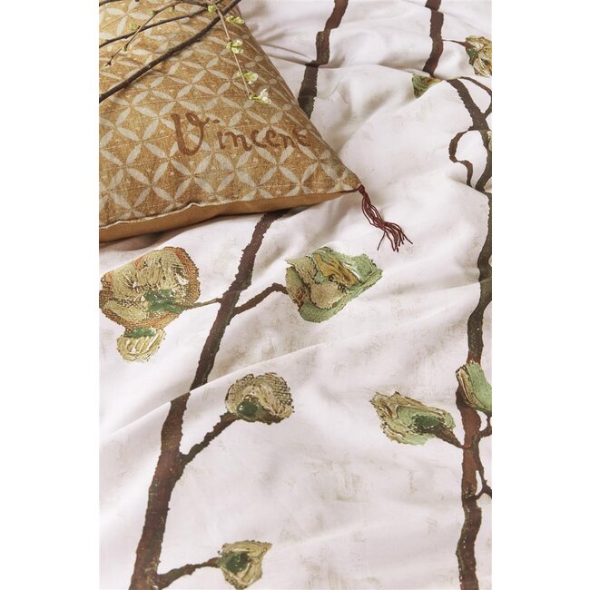 Beddinghouse x Van Gogh Museum Plum Blossoms Dekbedovertrek Zand