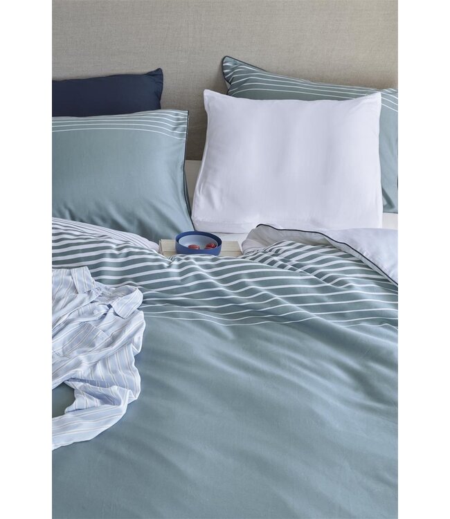 Silvana Dekbedovertrek Elena Blue Grey