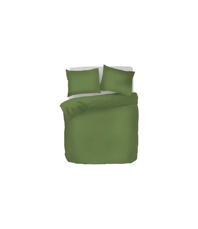 Kayori Shizu dekbedovertrek Katoensatijn Groen