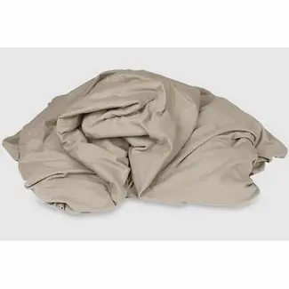 Kayori Shizu Topper hoeslaken Jersey Taupe lits-jumeaux
