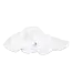 Kayori Shizu Topper hoeslaken Perkal Wit