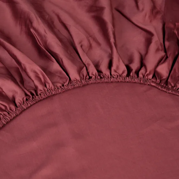 Kayori Giza topper hoeslaken Egypt. Satijn Rood