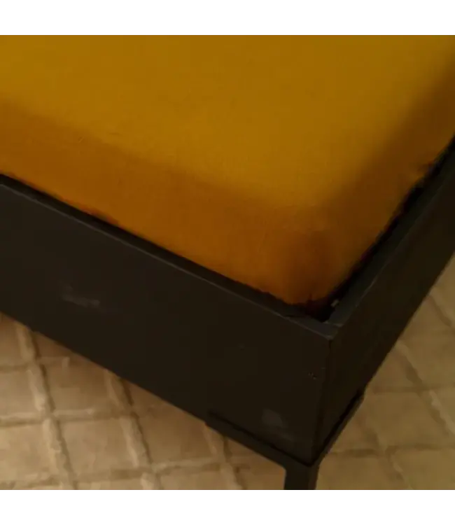 Kayori Nagano hoeslaken Flanel Okergeel