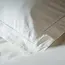 Kayori Setana  Katoenperkal wit dekbedovertrek 240 x 200/220 cm