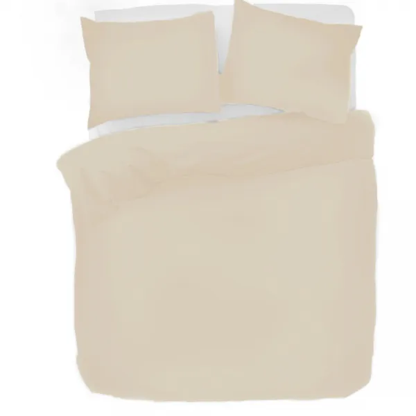 Kayori Shizu dekbedovertrek Katoenperkal Zand