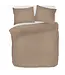 Kayori Dekbedovertrek Shizu Katoenperkal Taupe 240 x 200/220 cm