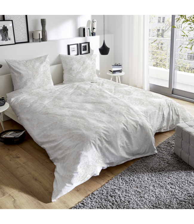 Dommelin Dekbedovertrek Phyton Wit