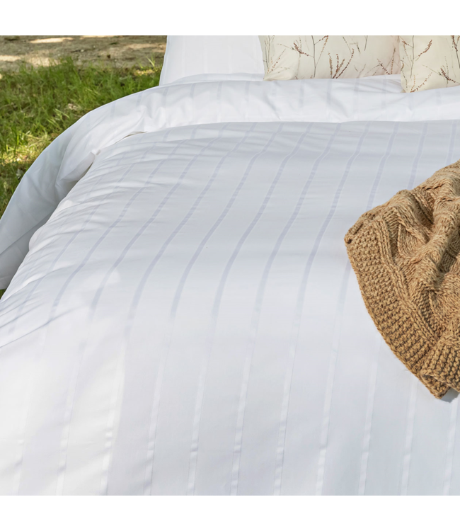 Dommelin Dekbedovertrek Ajour Wit