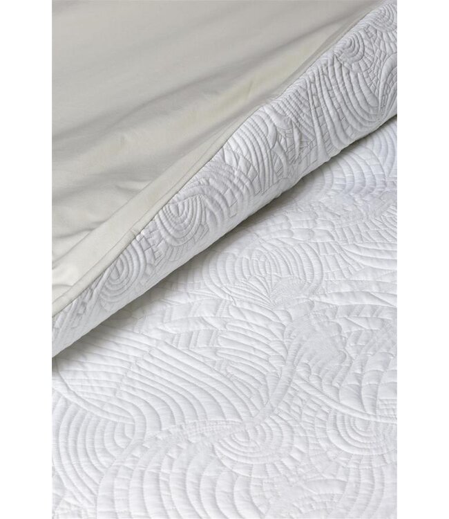MOOOI Embroidered Dodo Ivory dekbedovertrek