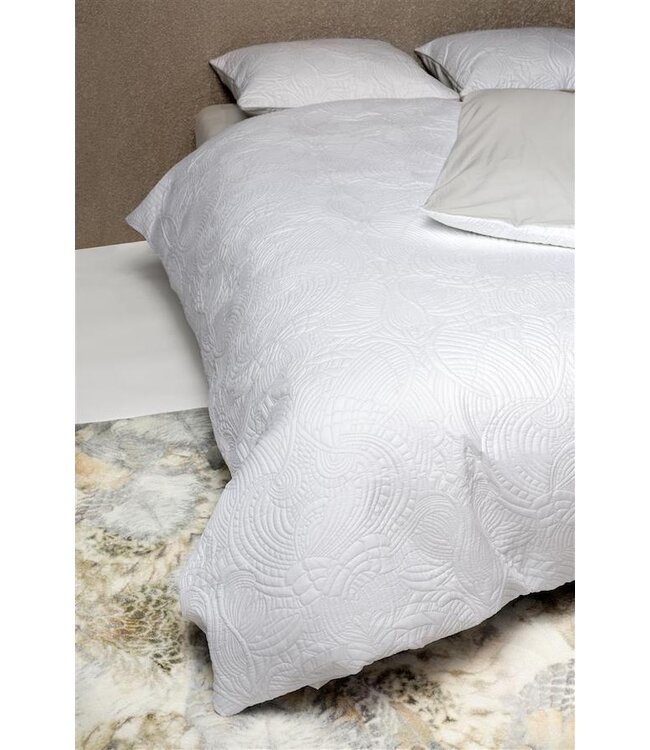 MOOOI Embroidered Dodo Ivory dekbedovertrek